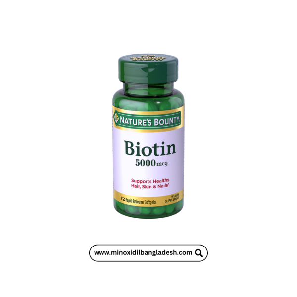 Nature's Bounty Biotin 5000 mcg Softgels